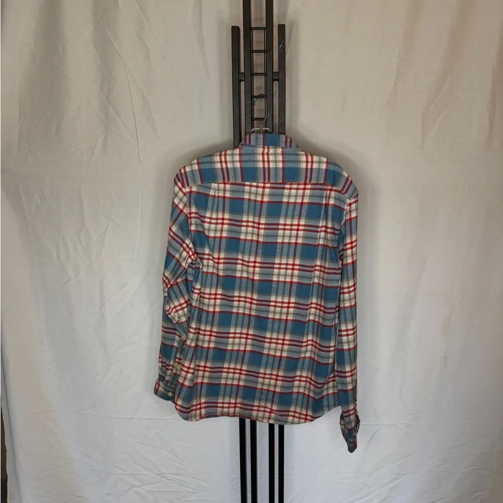 J. Crew Blue and‎ Red Checkered Button-Down Shirt